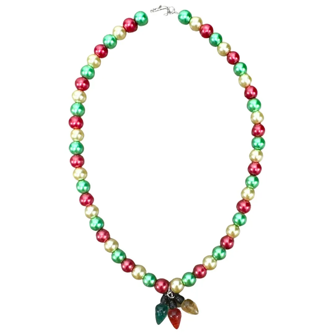 Holiday Lights Multi-Color Beaded Necklace