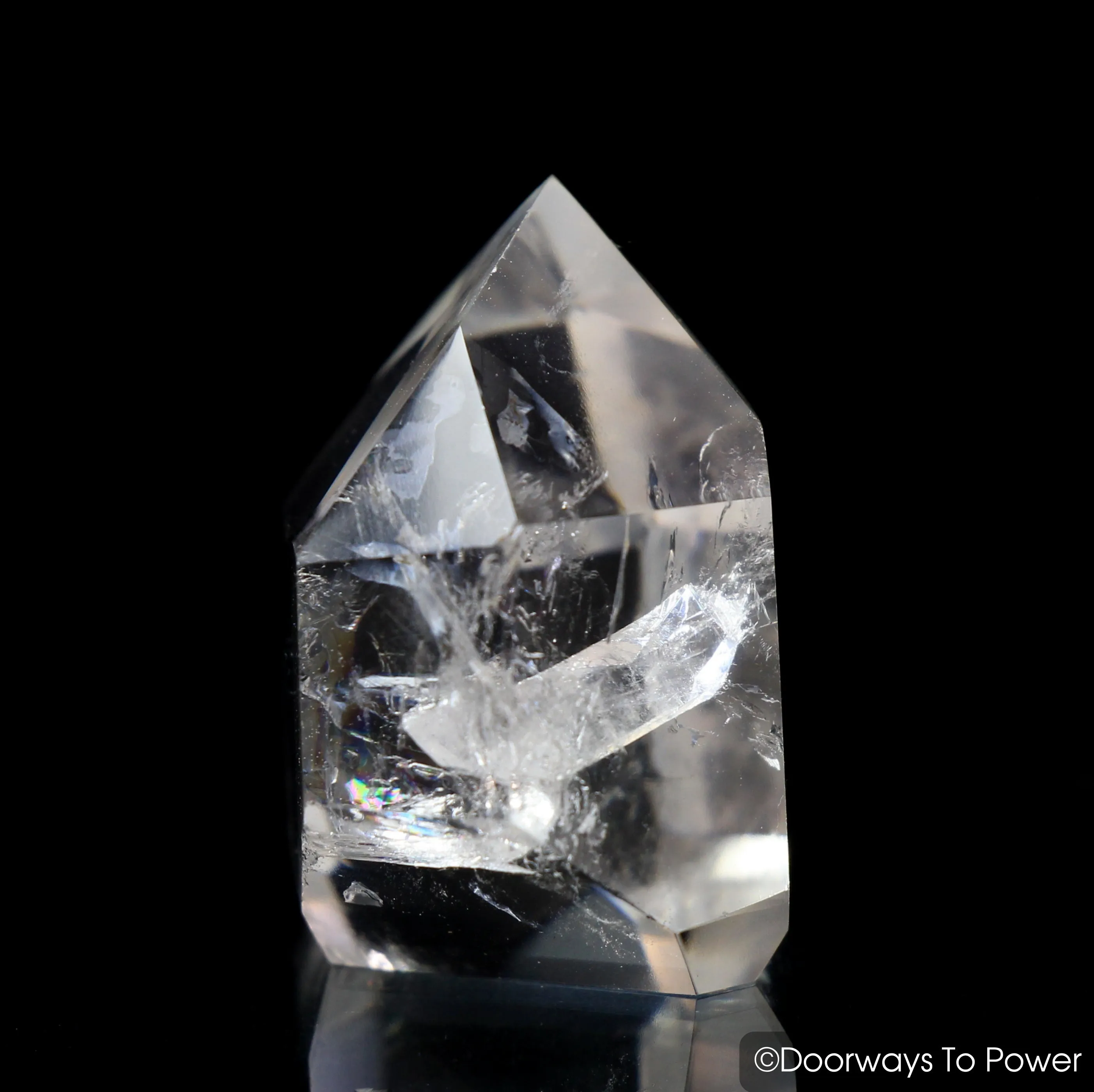 John of God Crystal Manifestation Quartz Casa Crystal Point 'Karmic Healing'