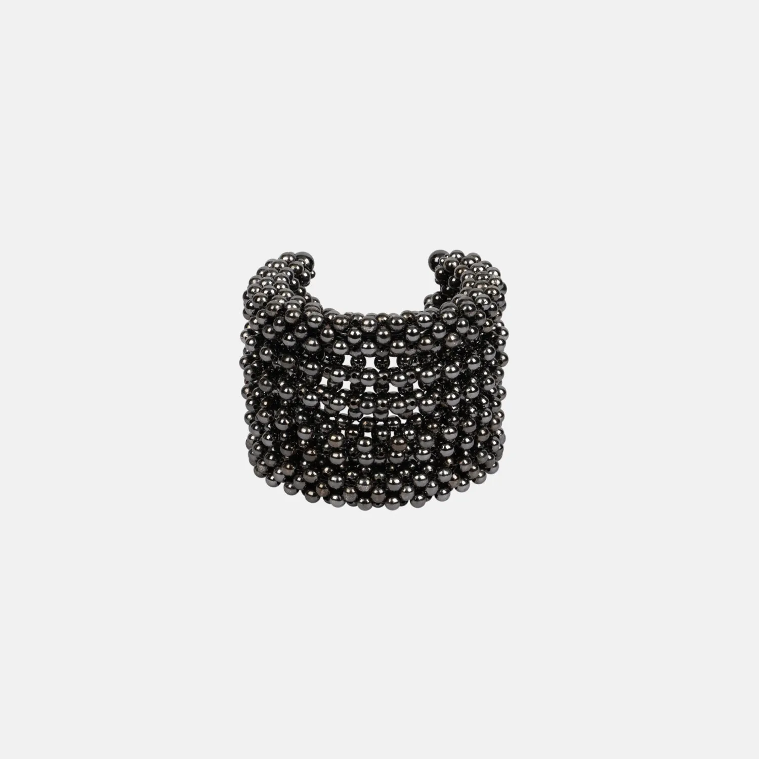 Khutulun Wide 4D Cuff in Jet Black