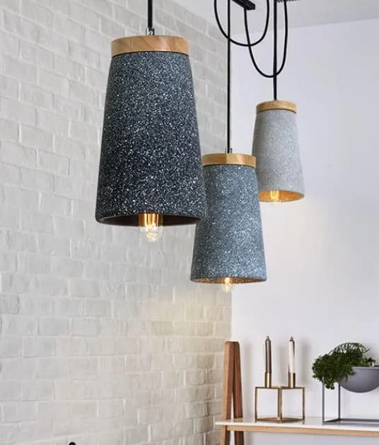 Kinsor Wood Cement Perfect Combi Pendant Lamp