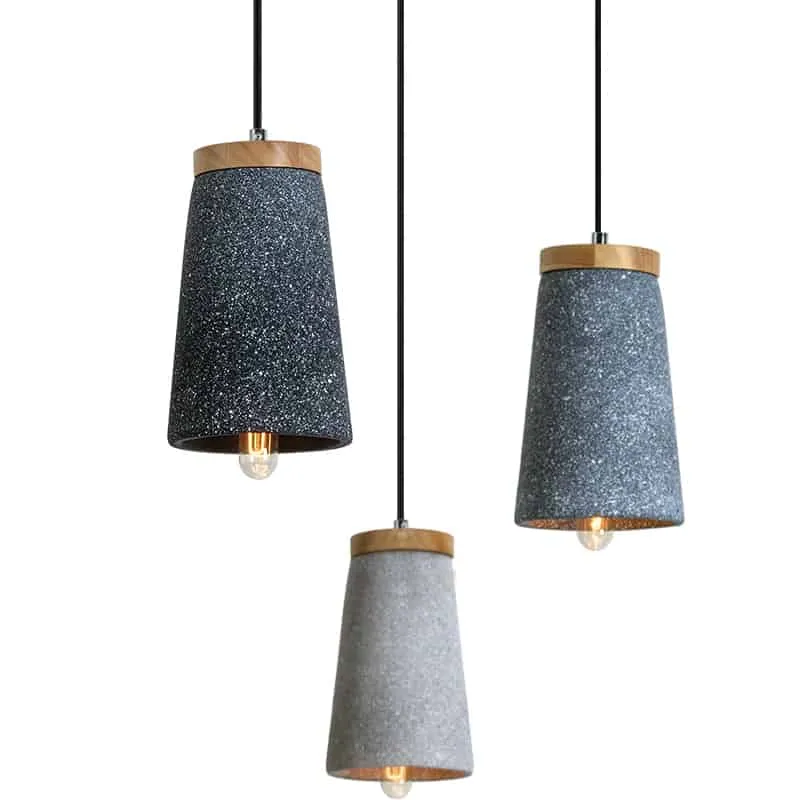 Kinsor Wood Cement Perfect Combi Pendant Lamp