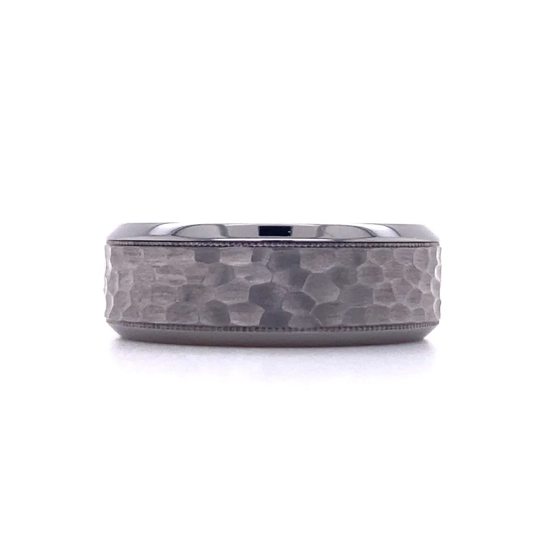 Lashbrook Tantalum Fancy 8mm Wedding Band TA8HB2UMIL