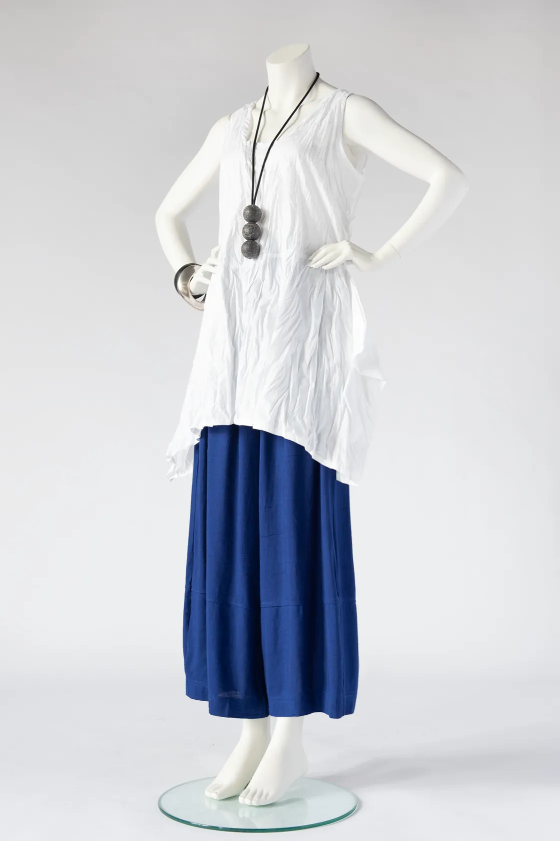 Loose Pant in Lapis Papyrus