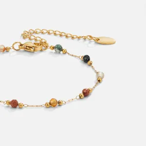 Lulu Beaded Stone Bracelet