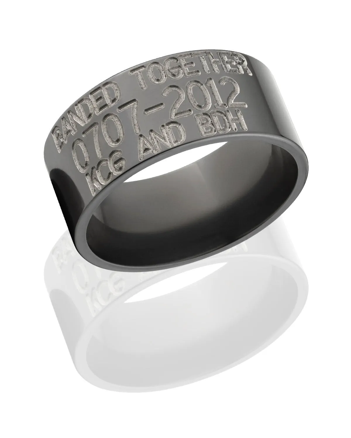 Matte Black Duck Band - Men's Wedding Rings