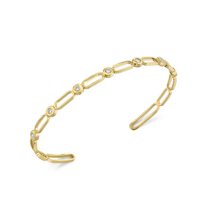 Michael M Connection Cuff Women's Bangle Bracelet BR358-M