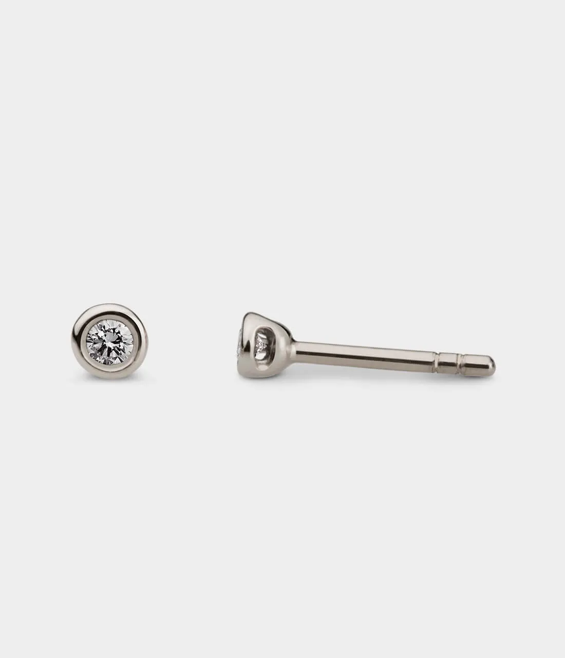 Mini Halo Stud Earrings