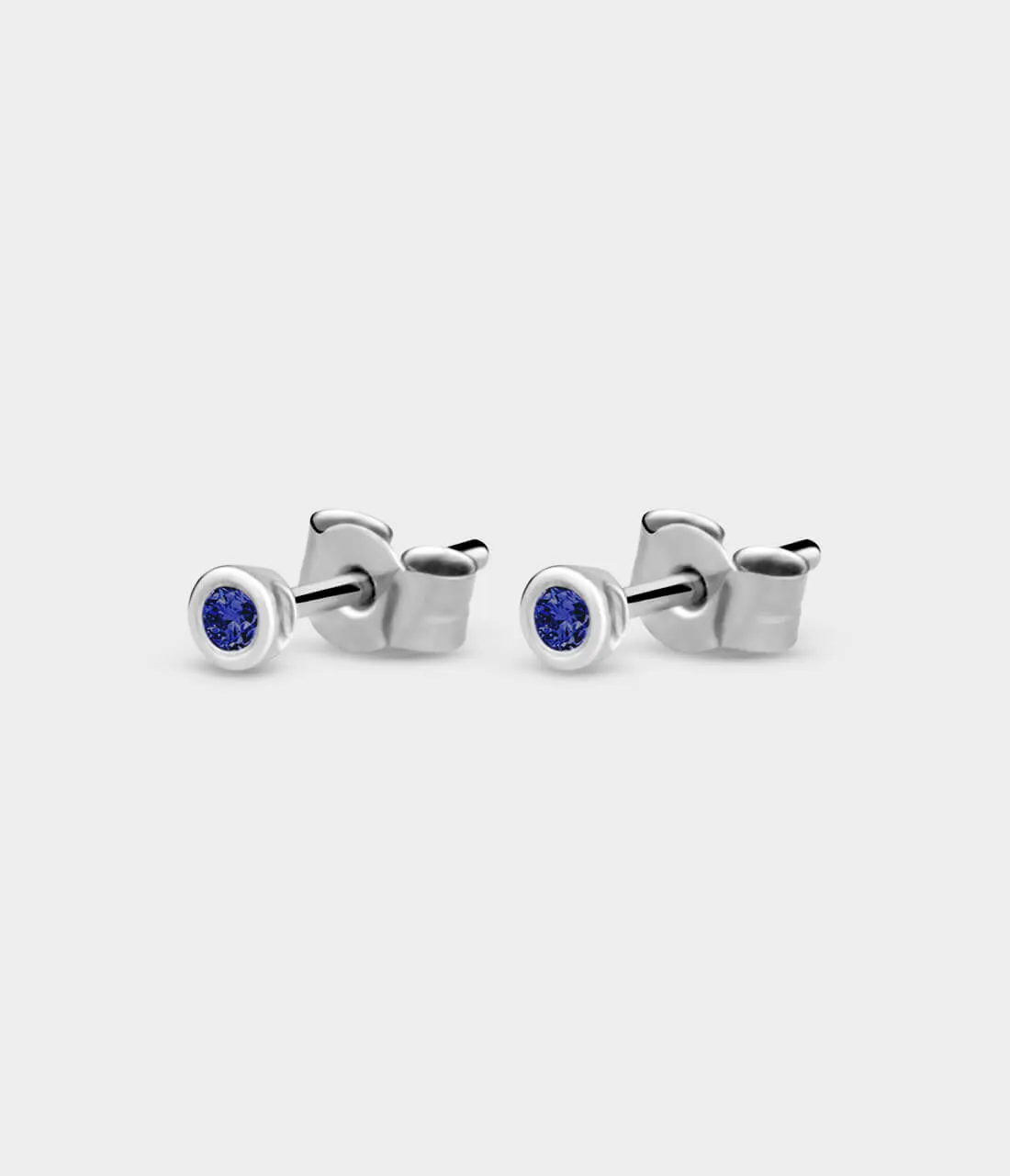 Mini Halo Stud Earrings