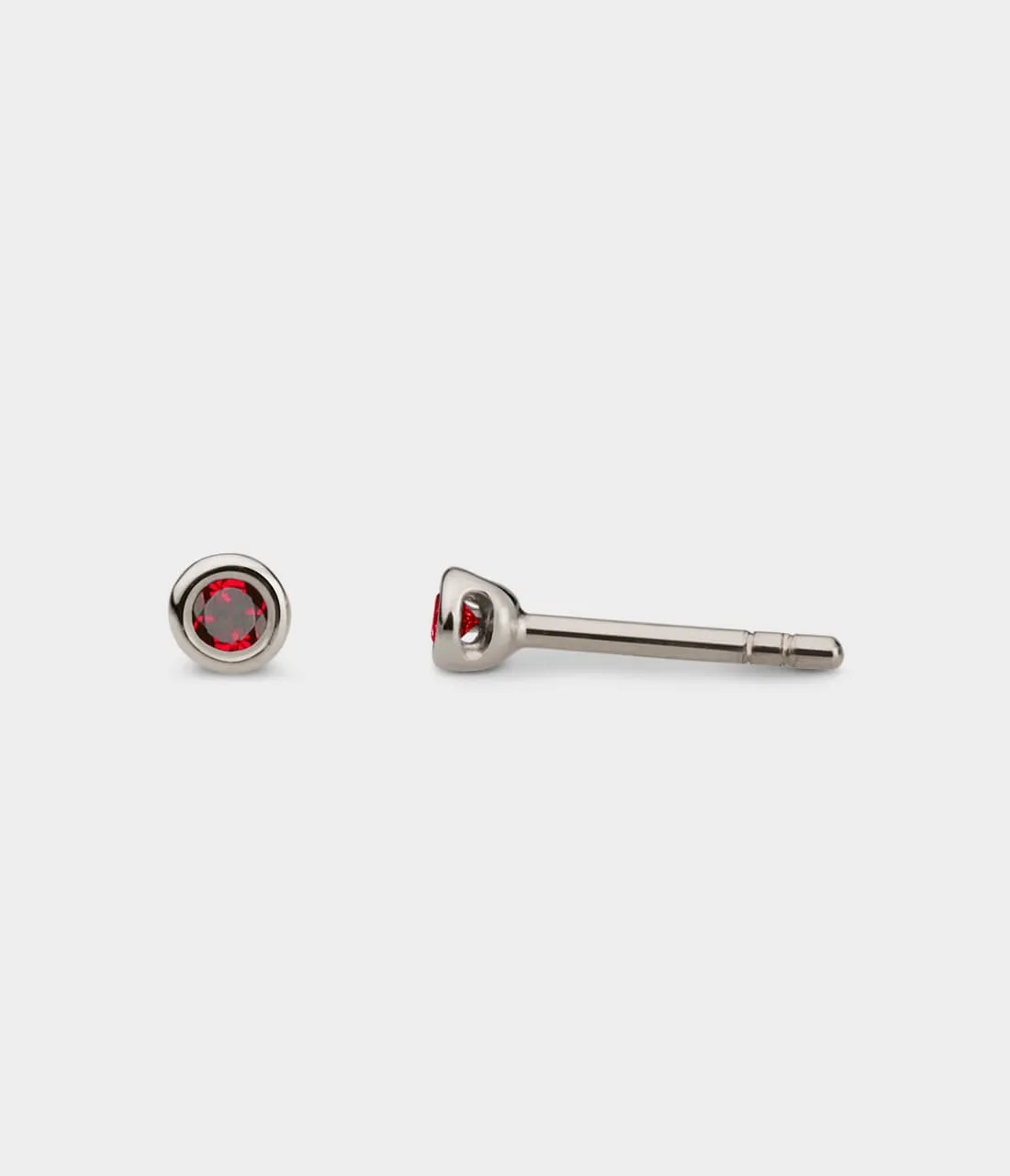 Mini Halo Stud Earrings