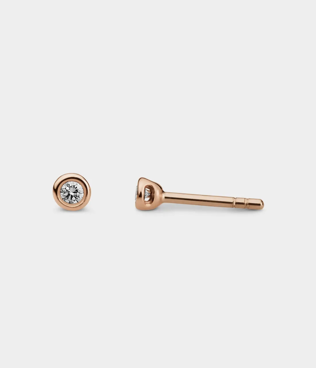 Mini Halo Stud Earrings