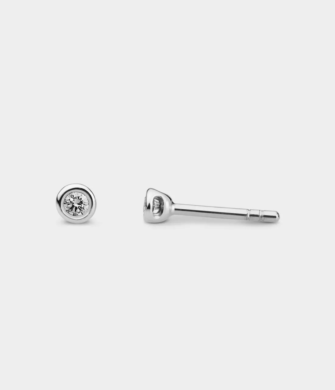 Mini Halo Stud Earrings