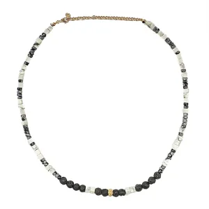 Monochrome Beaded Necklace