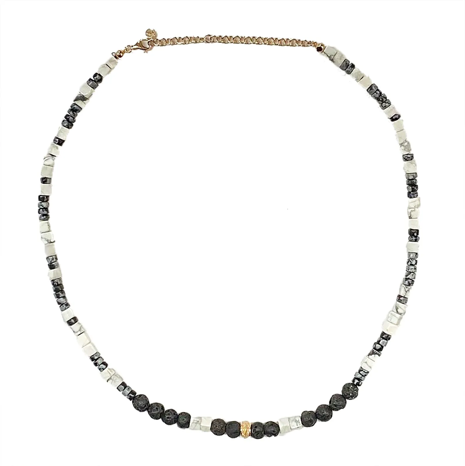 Monochrome Beaded Necklace