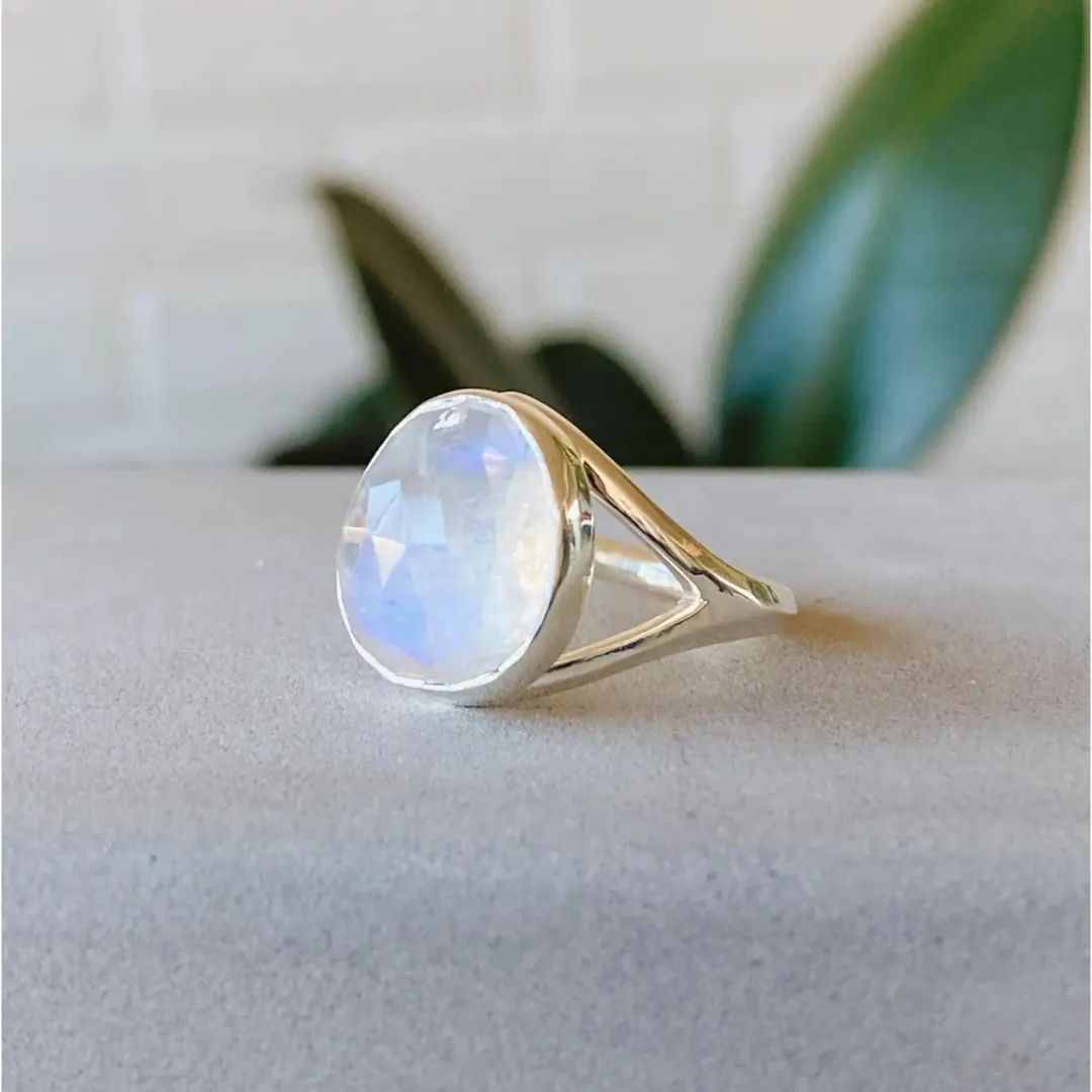 Moonstone Cleo Ring