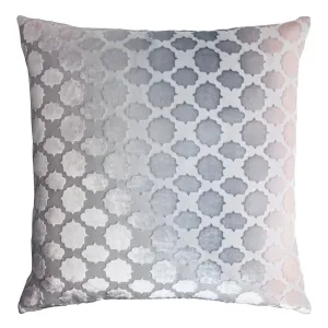 Moonstone Mod Fretwork Pillow by Kevin O'Brien Studio