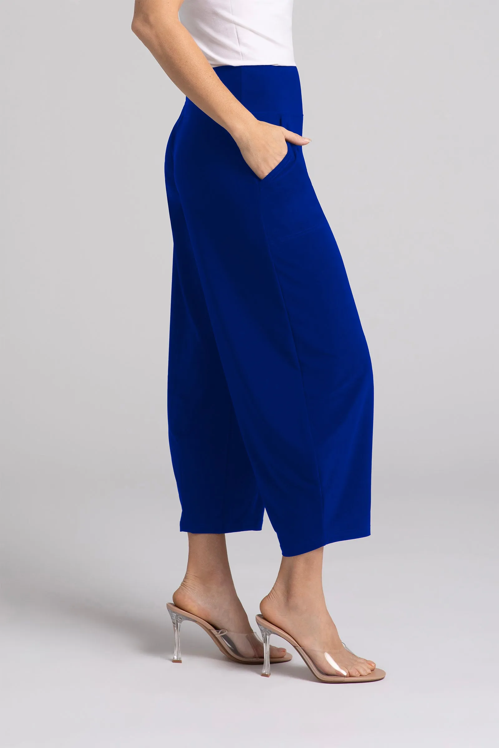 Narrow Lantern Pant | Lapis