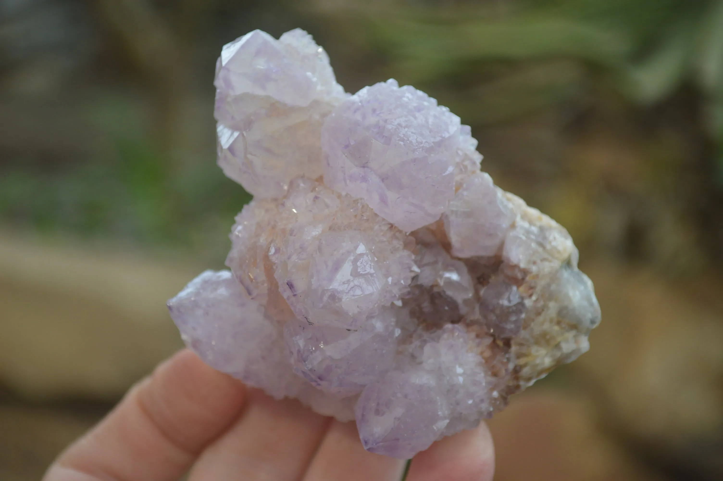 Natural Amethyst Spirit Quartz Clusters x 6 From Boekenhouthoek, South Africa