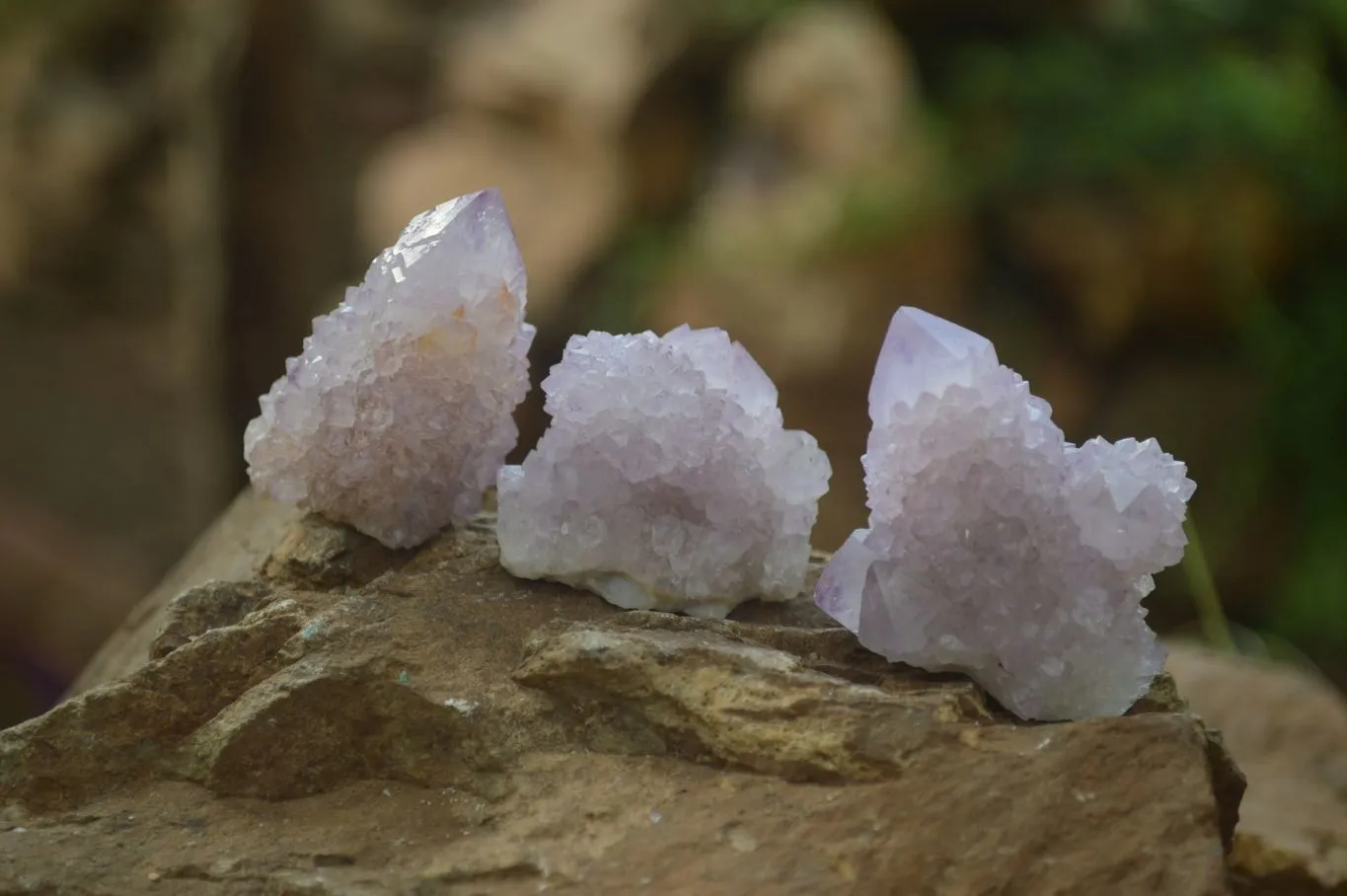 Natural Amethyst Spirit Quartz Crystals x 35 From Boekenhouthoek, South Africa