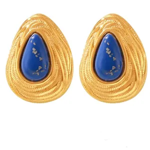 Natural Lapis Lazuli Earrings