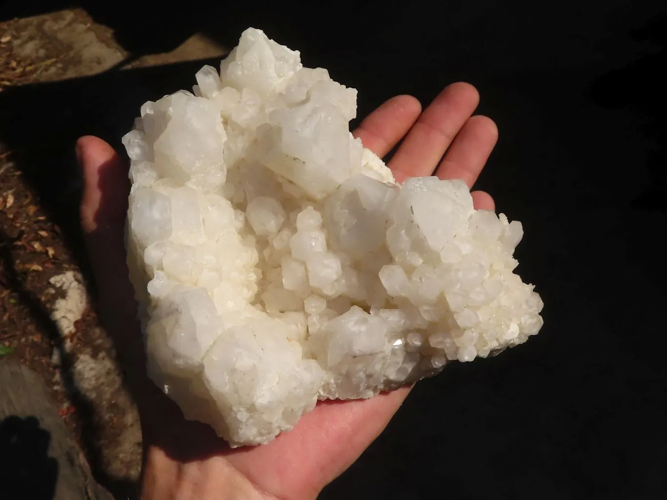 Natural "Cathedral Window" Candle Quartz Formations x 2 From Madagascar