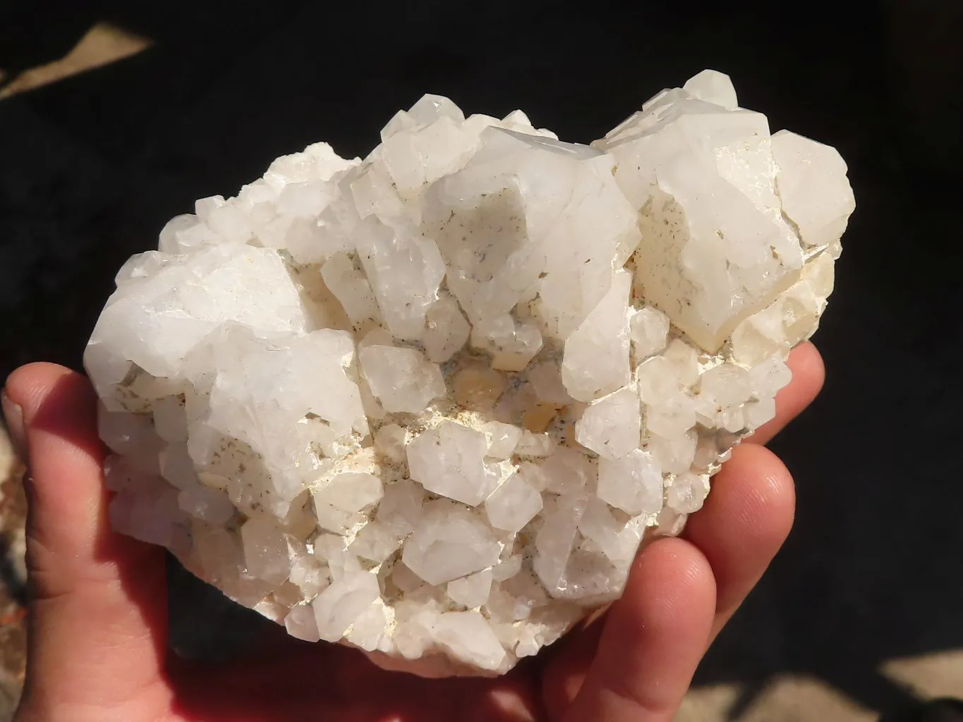 Natural "Cathedral Window" Candle Quartz Formations x 2 From Madagascar