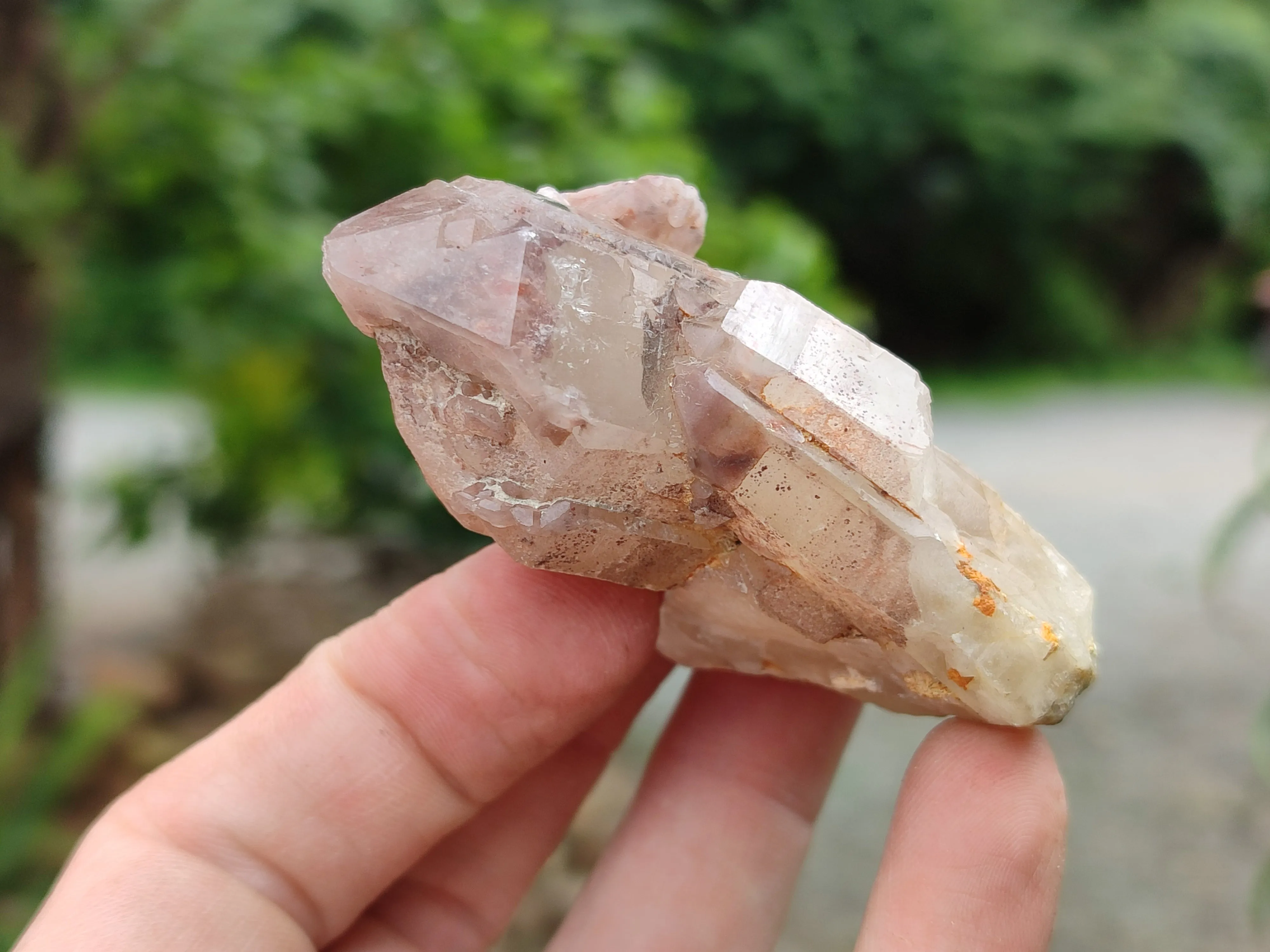 Natural Red Hematoid Quartz Specimens x 12 From Zimbabwe