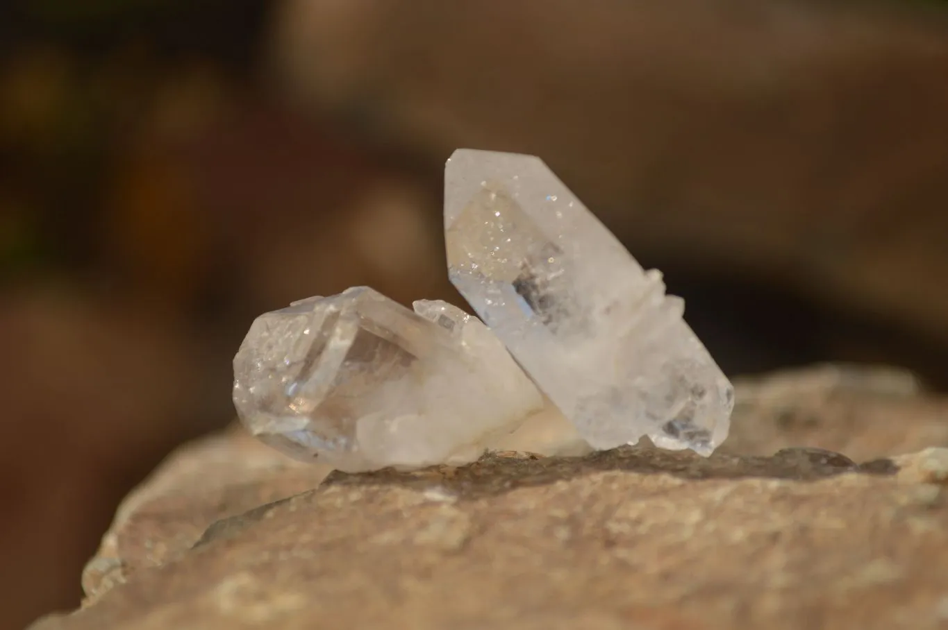 Natural Small Clear Brandberg Quartz Crystals x 70 From Brandberg, Namibia