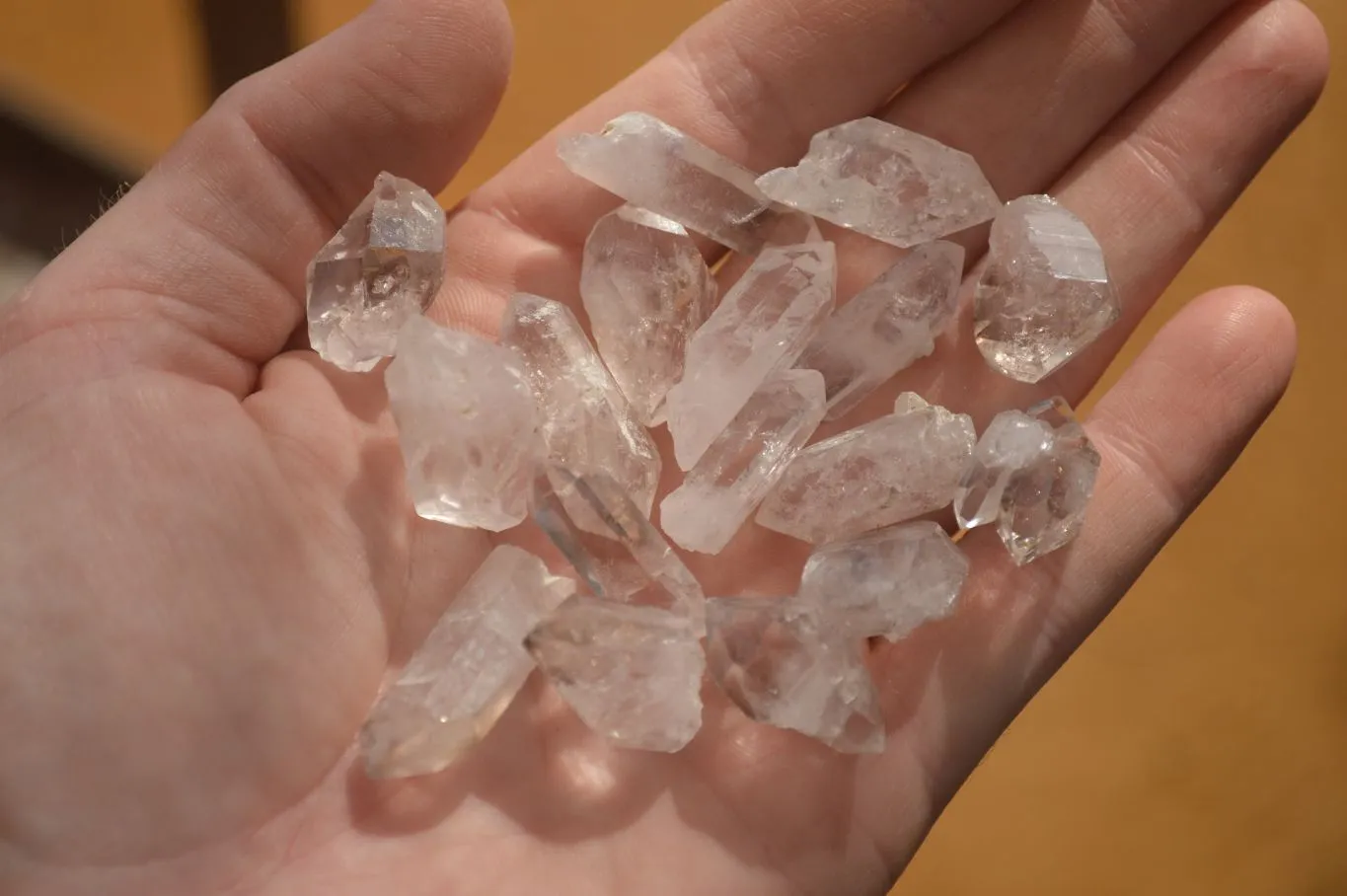 Natural Small Clear Brandberg Quartz Crystals x 70 From Brandberg, Namibia