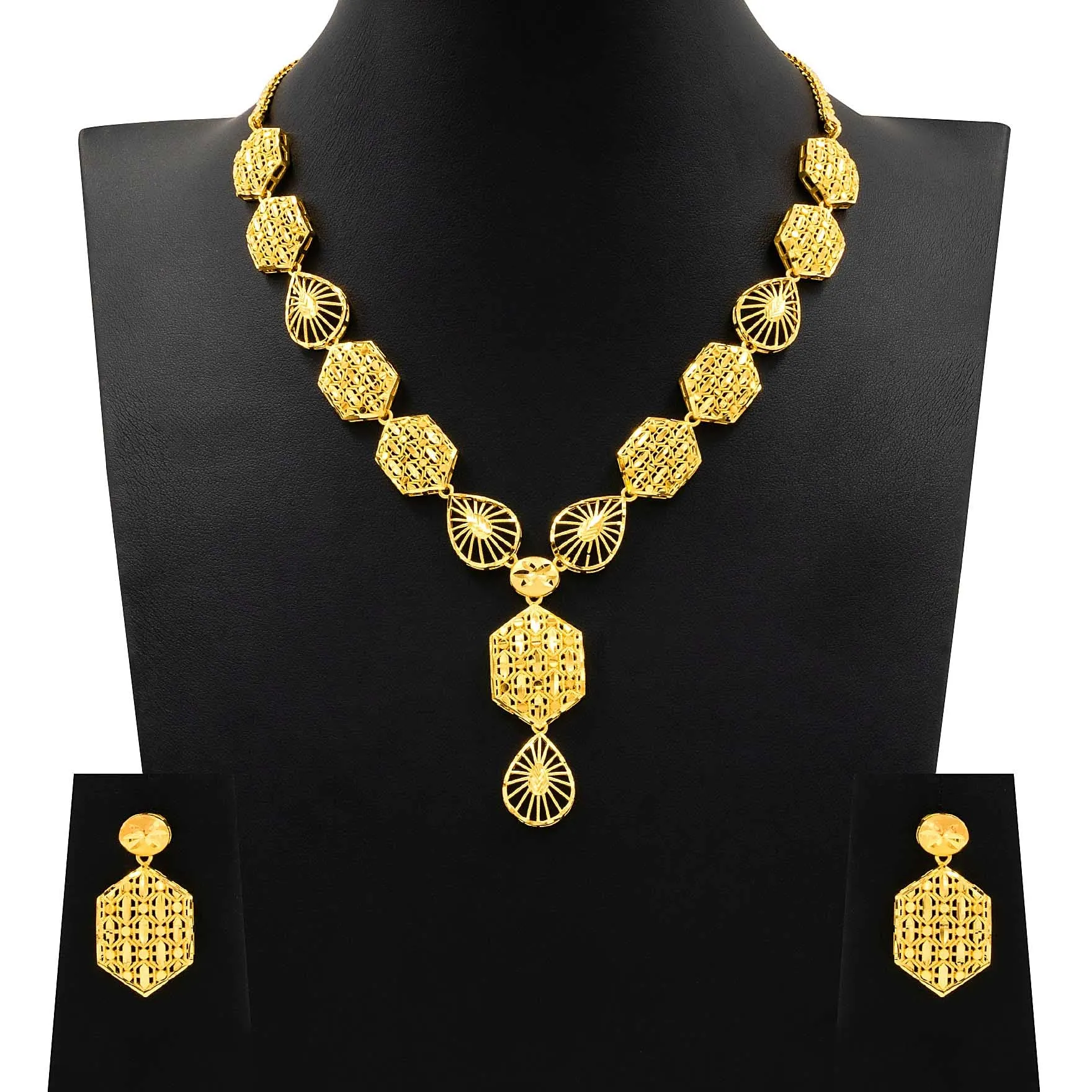 NECKLACE SET WITH RING AND STUD PGNS44-036, PGHST166-041, PGR18-081