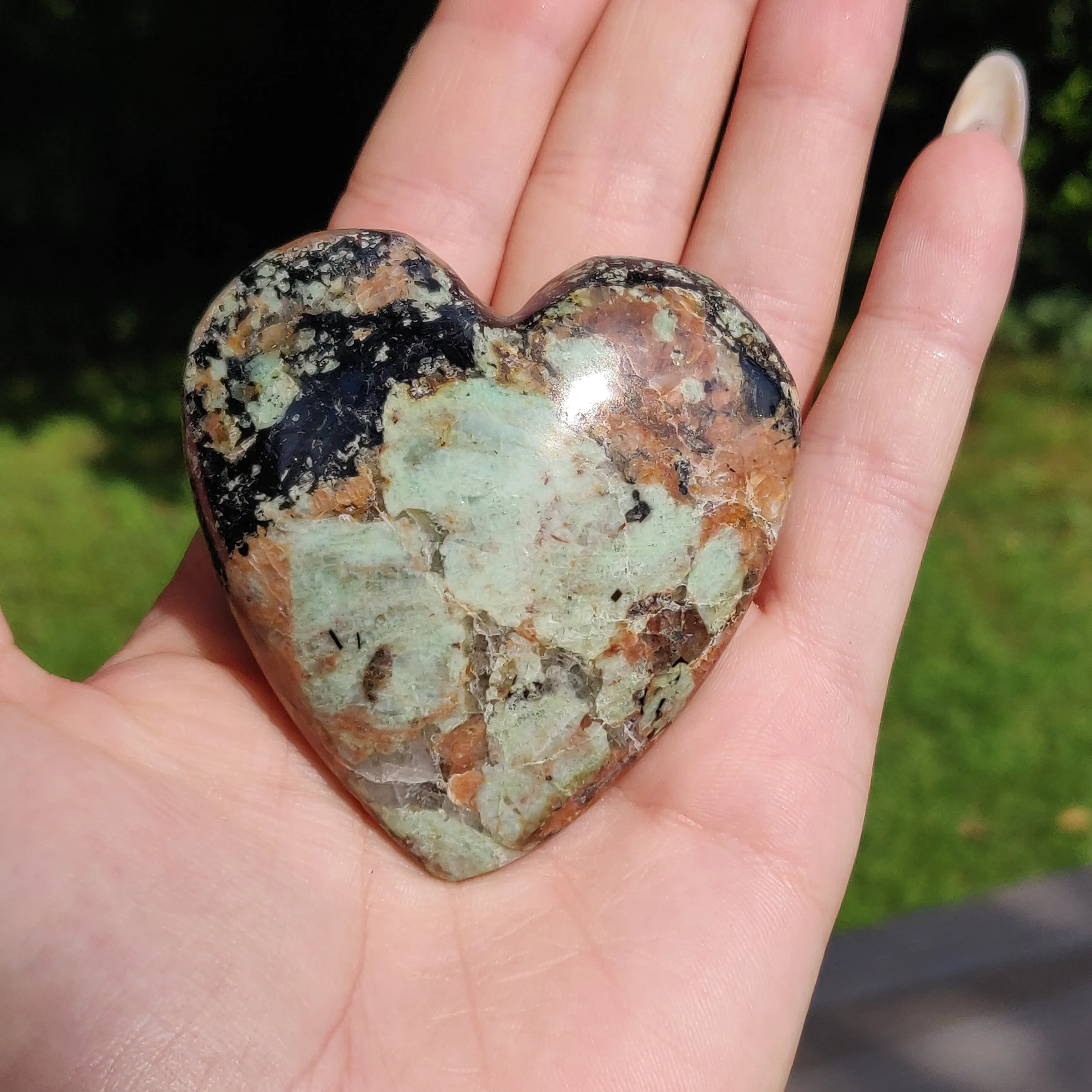 NEW Find from Madagascar!  Calcozite Heart (#J2)