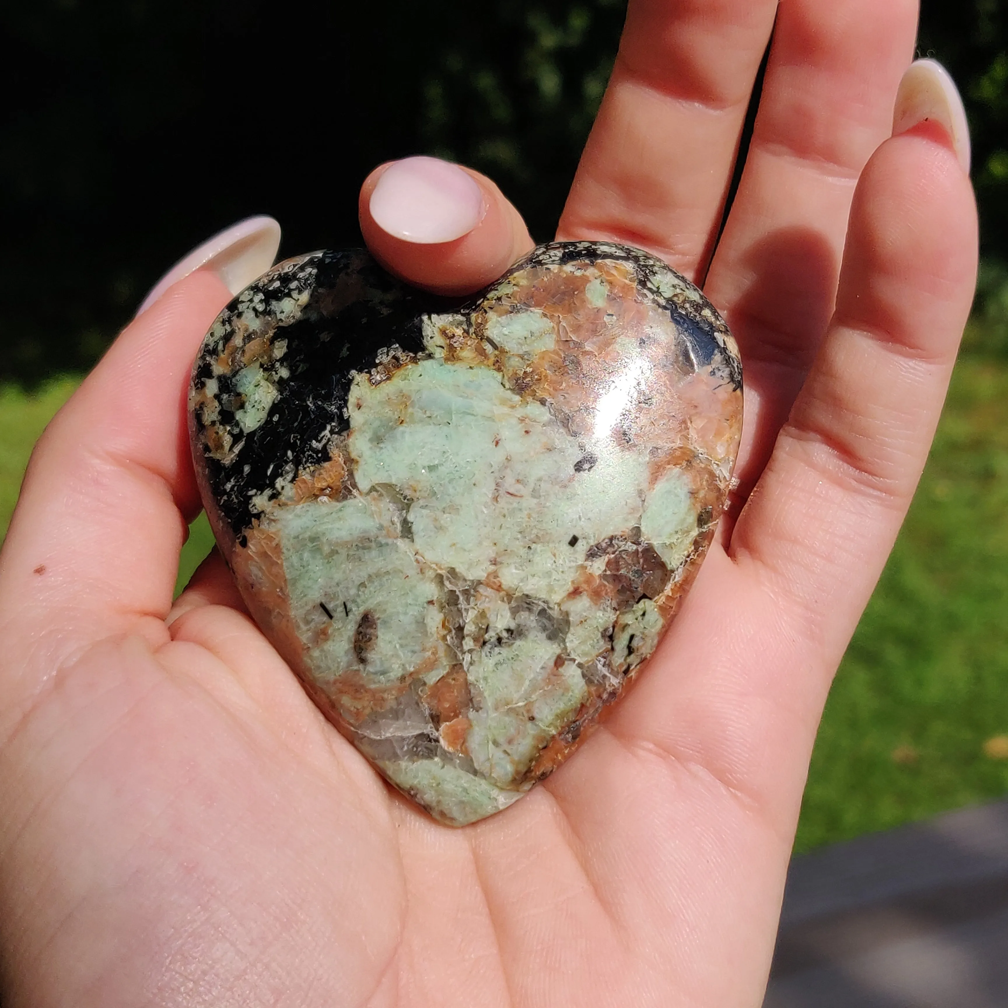 NEW Find from Madagascar!  Calcozite Heart (#J2)