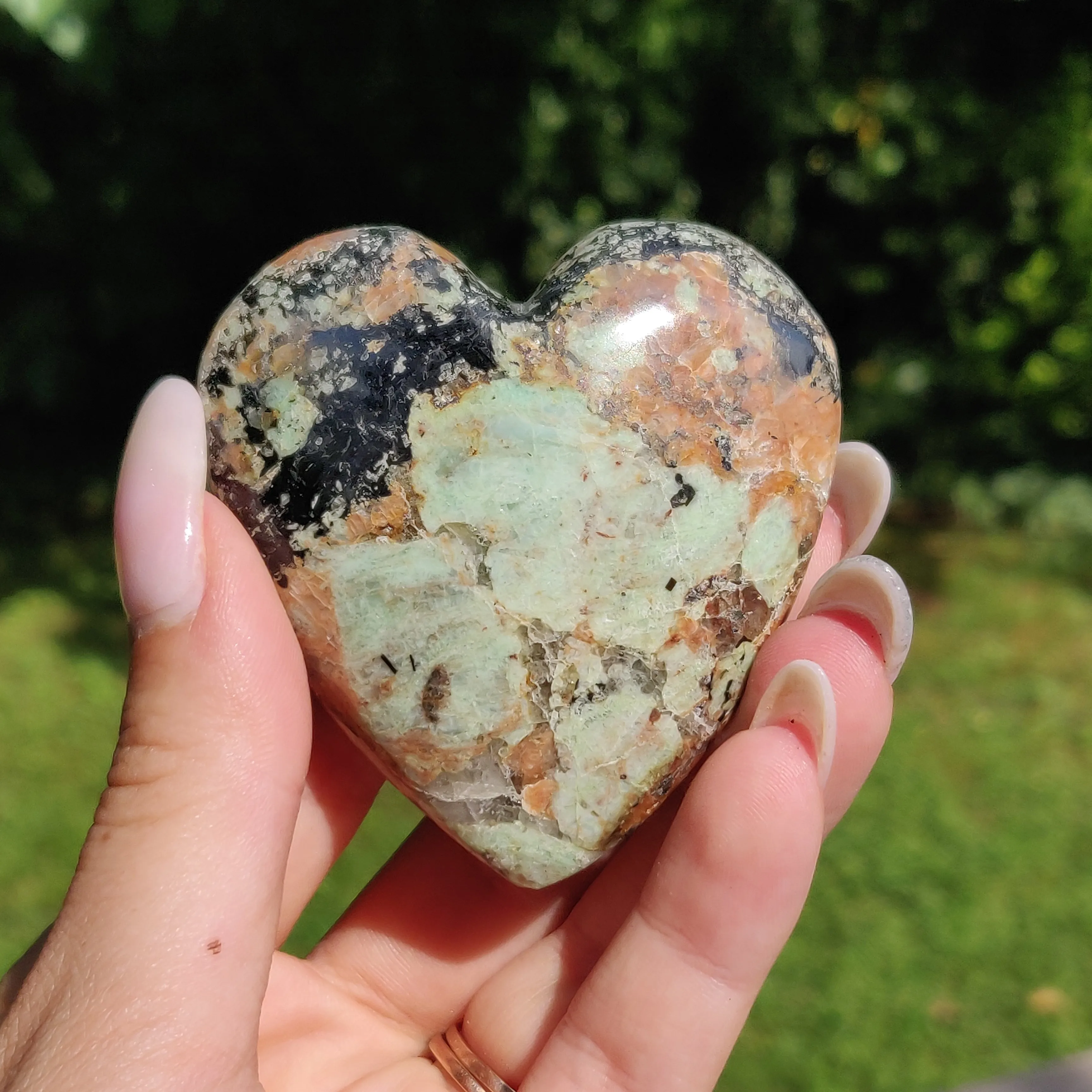 NEW Find from Madagascar!  Calcozite Heart (#J2)