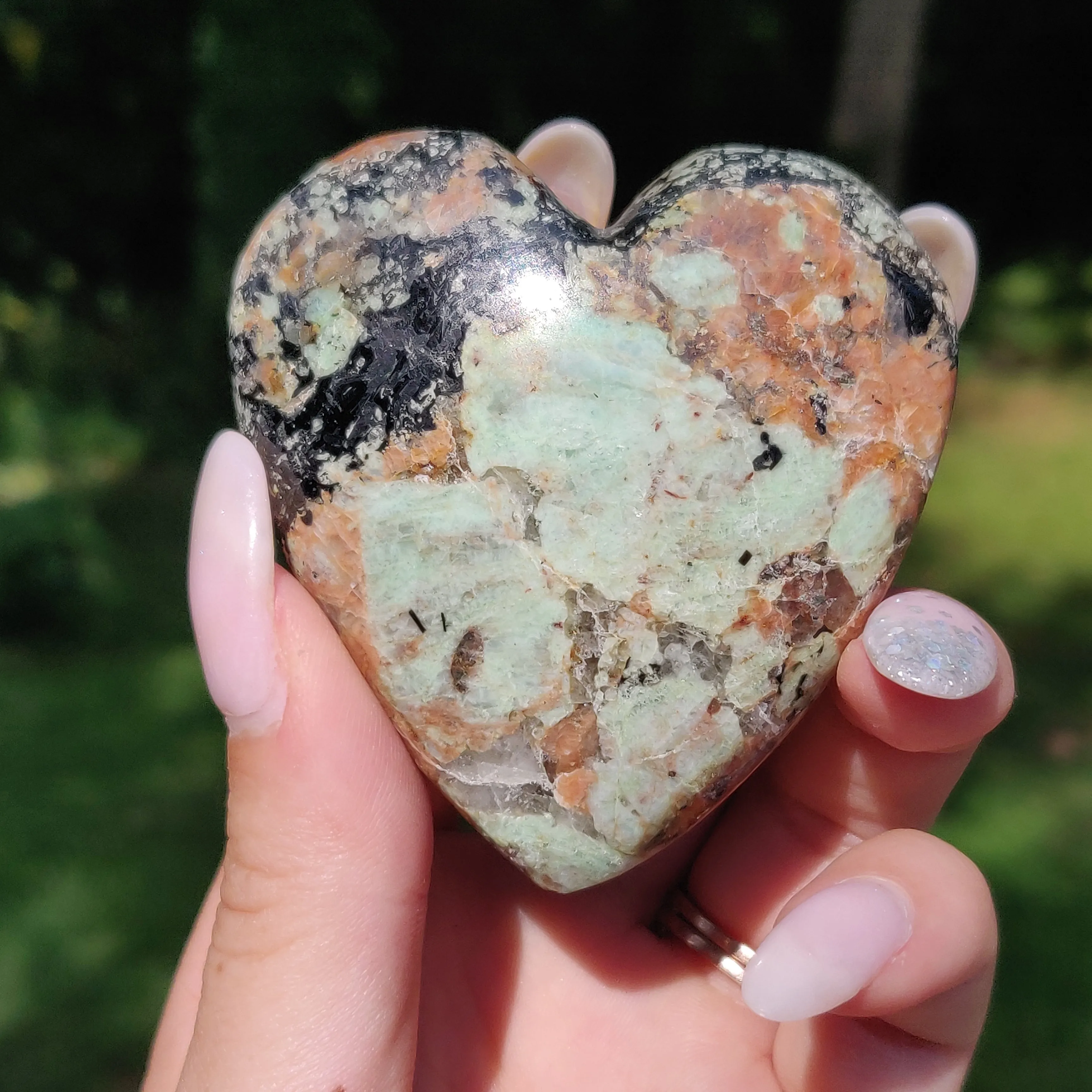 NEW Find from Madagascar!  Calcozite Heart (#J2)