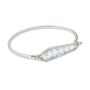 New - Kendra Scott Alice Cuff Bracelet - Silver/Blue S/M