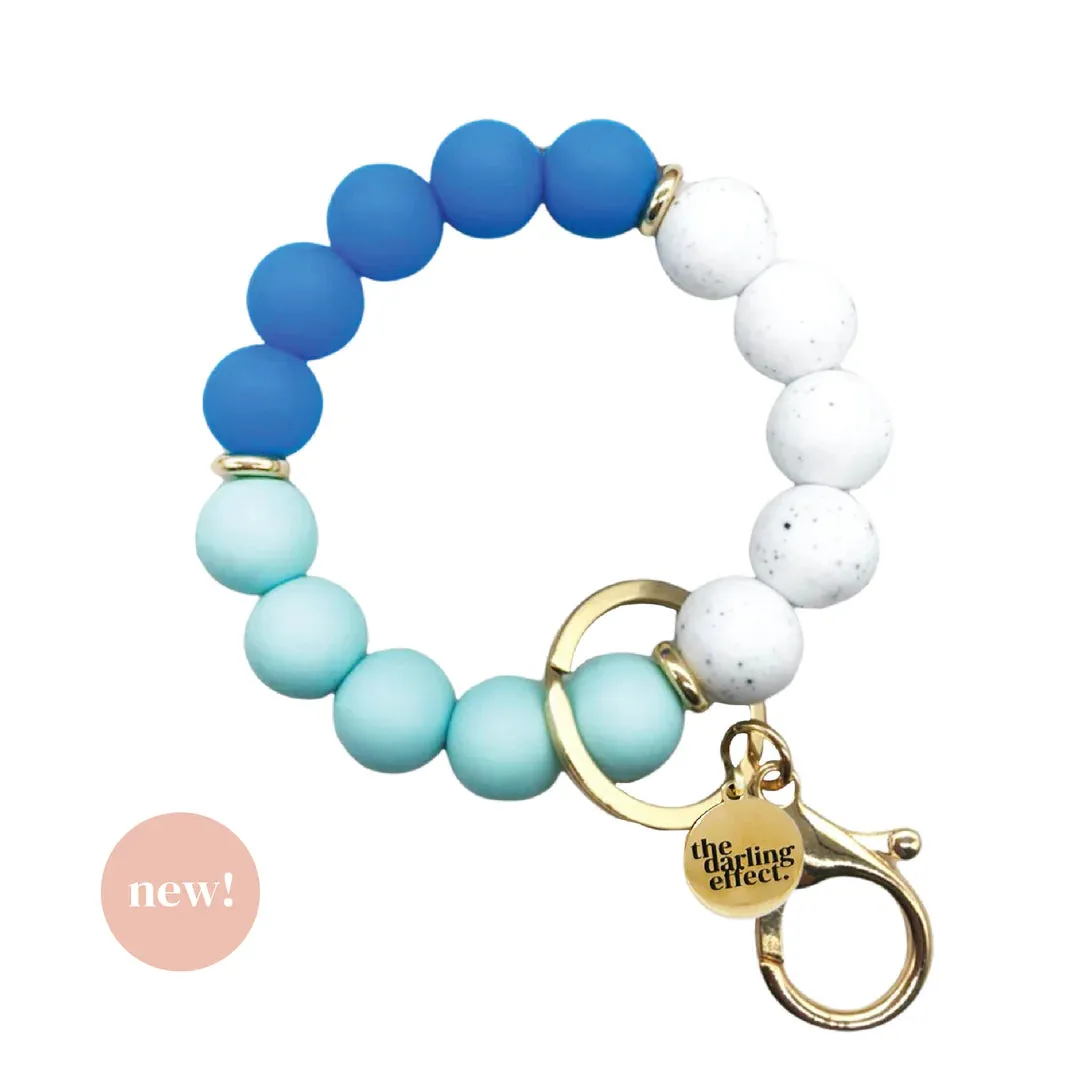 Noella Beaded Silicone Bracelet Keyring