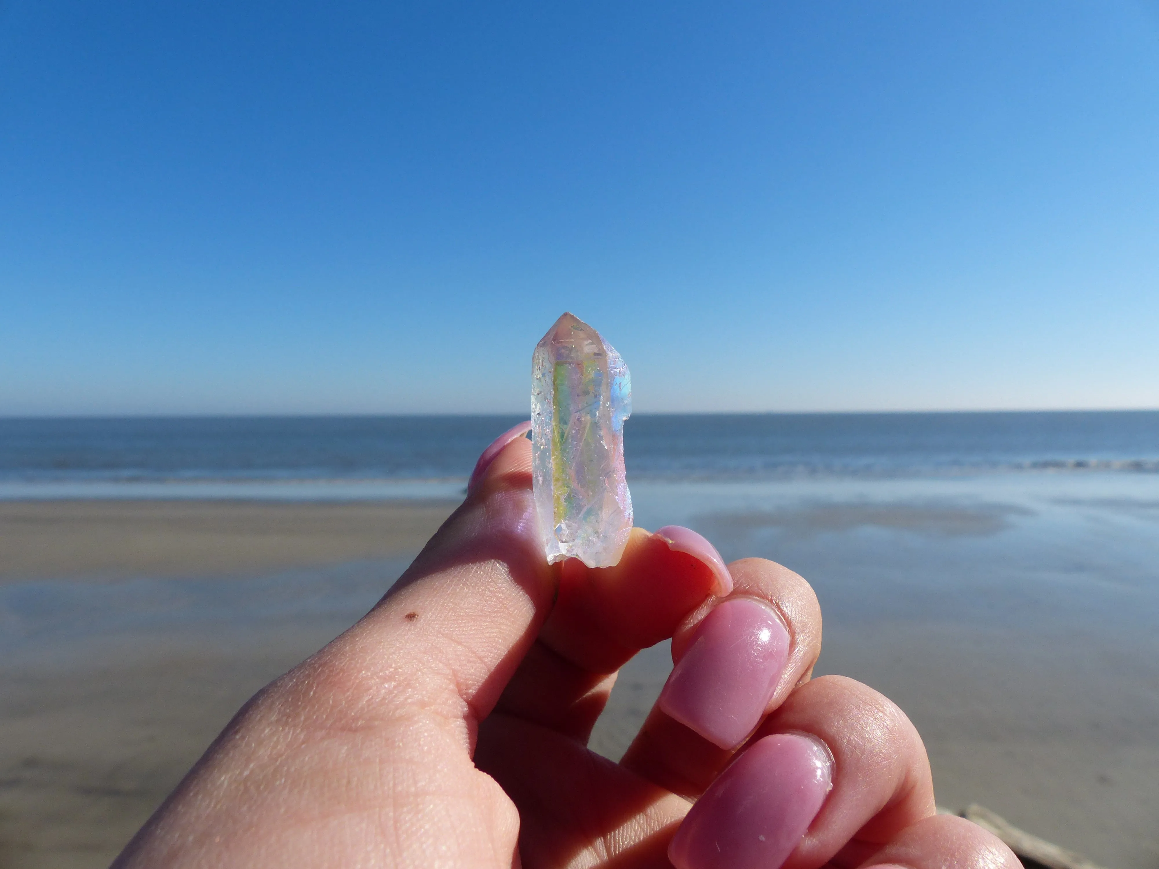 Opal Aura Quartz Point, Angel Aura Quartz Point (#9)