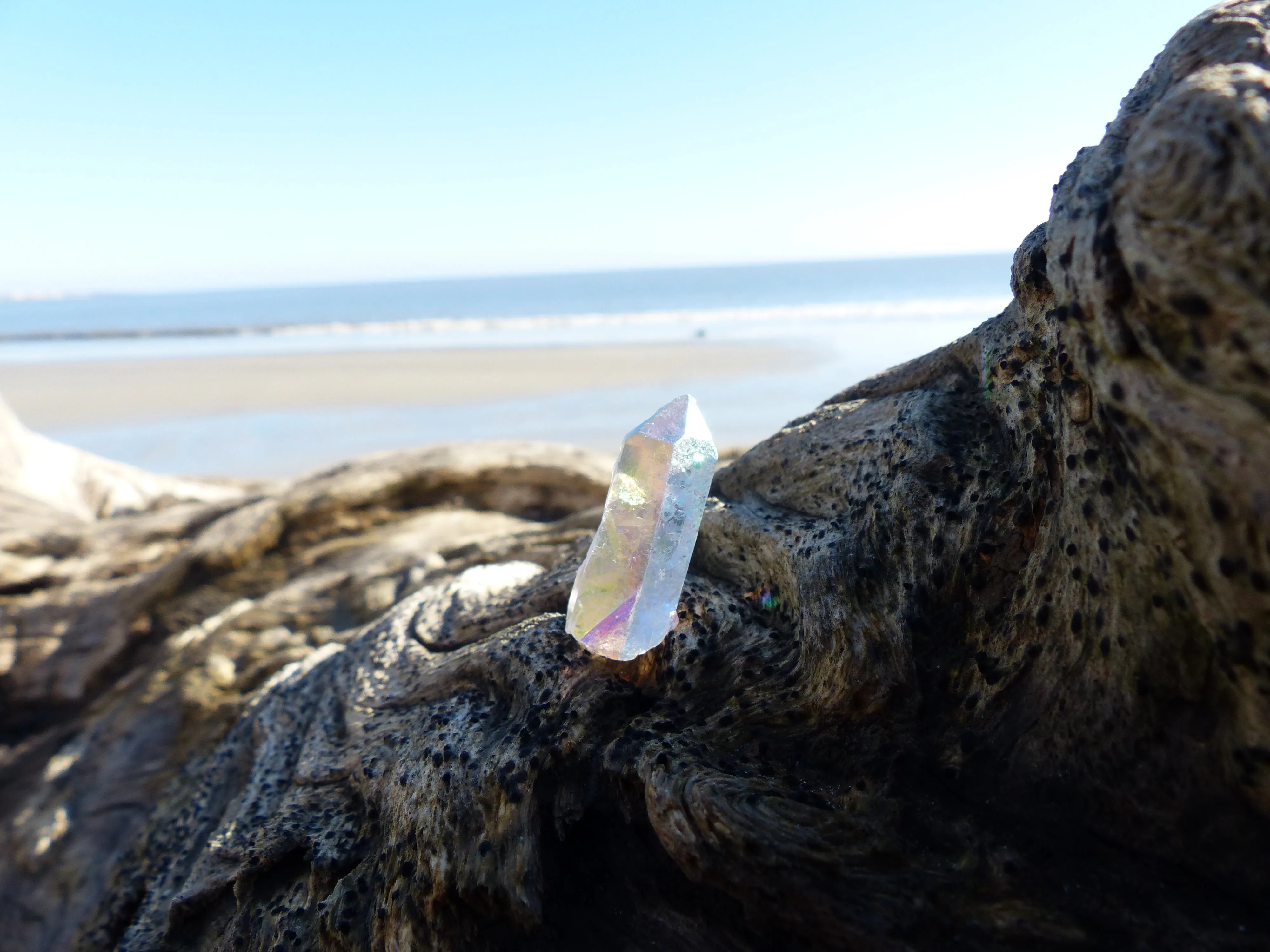 Opal Aura Quartz Point, Angel Aura Quartz Point (#9)