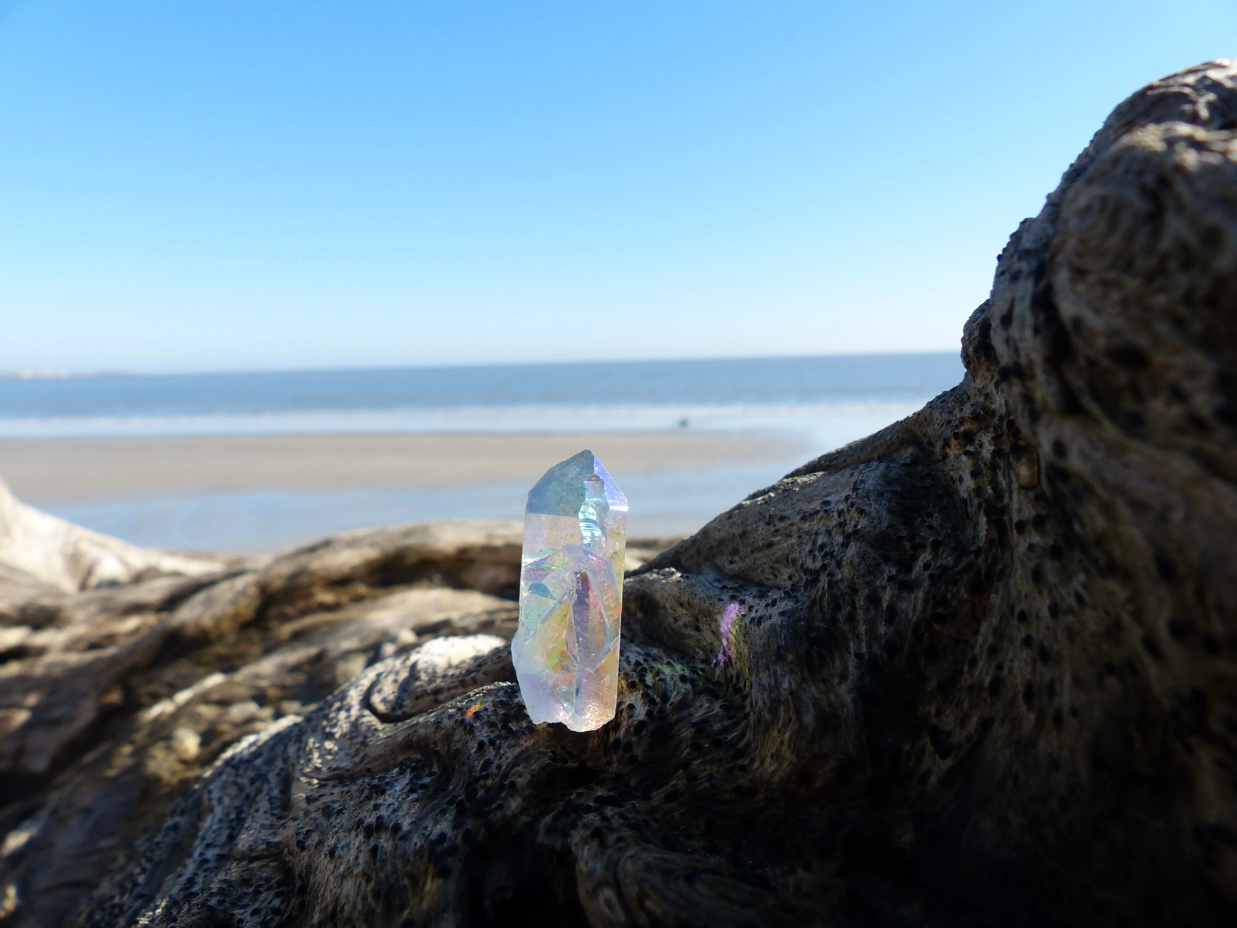 Opal Aura Quartz Point, Angel Aura Quartz Point (#9)