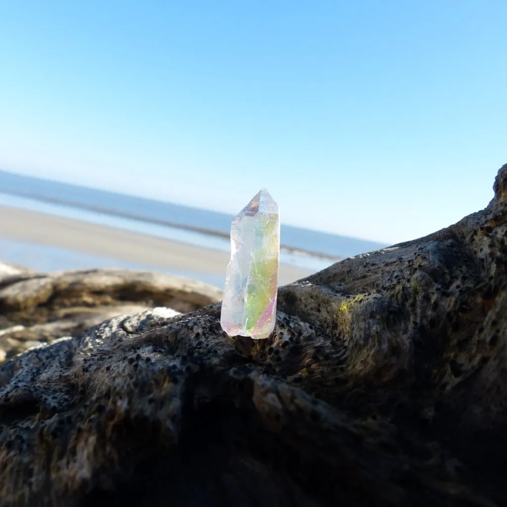 Opal Aura Quartz Point, Angel Aura Quartz Point (#9)