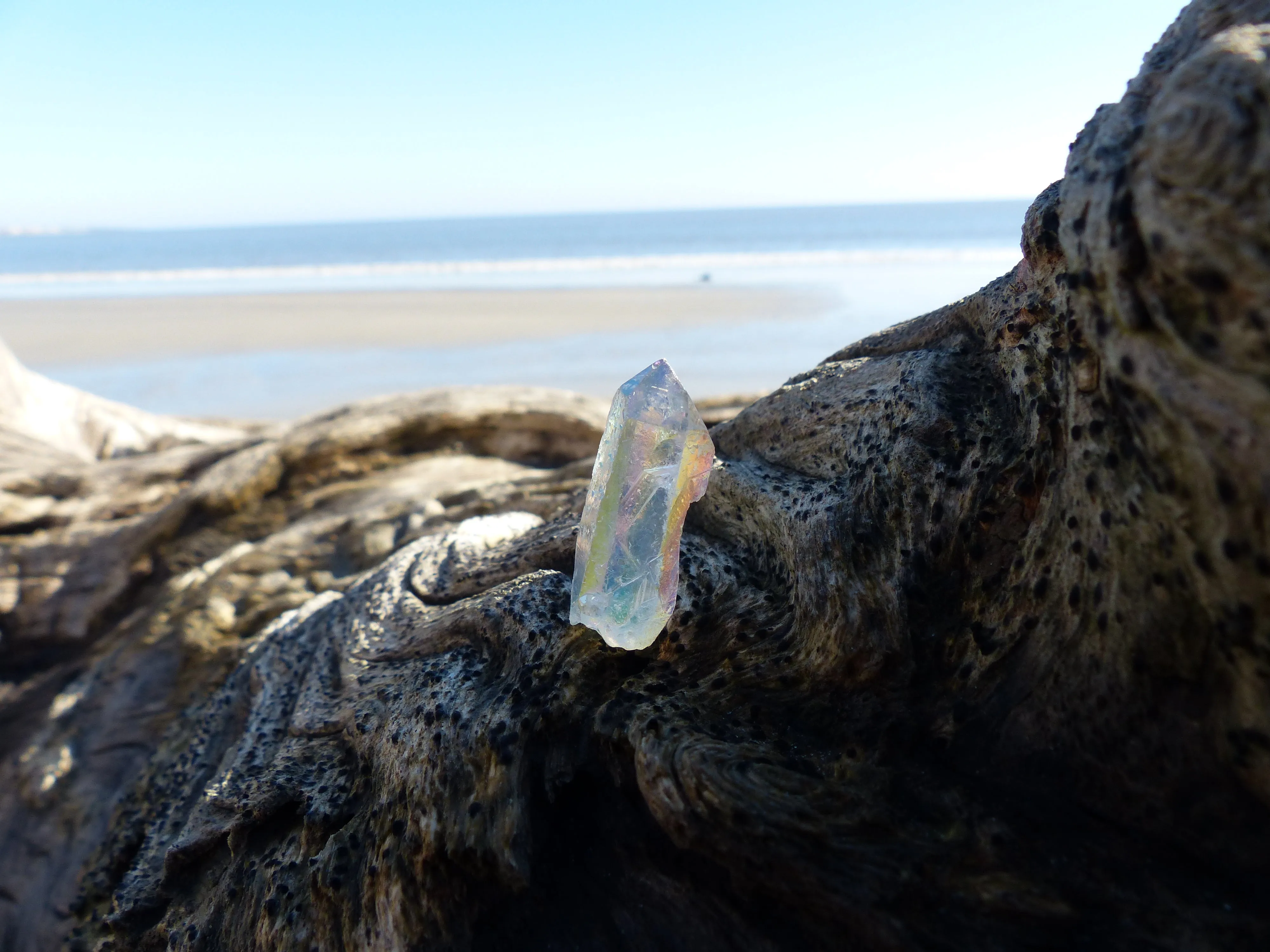 Opal Aura Quartz Point, Angel Aura Quartz Point (#9)