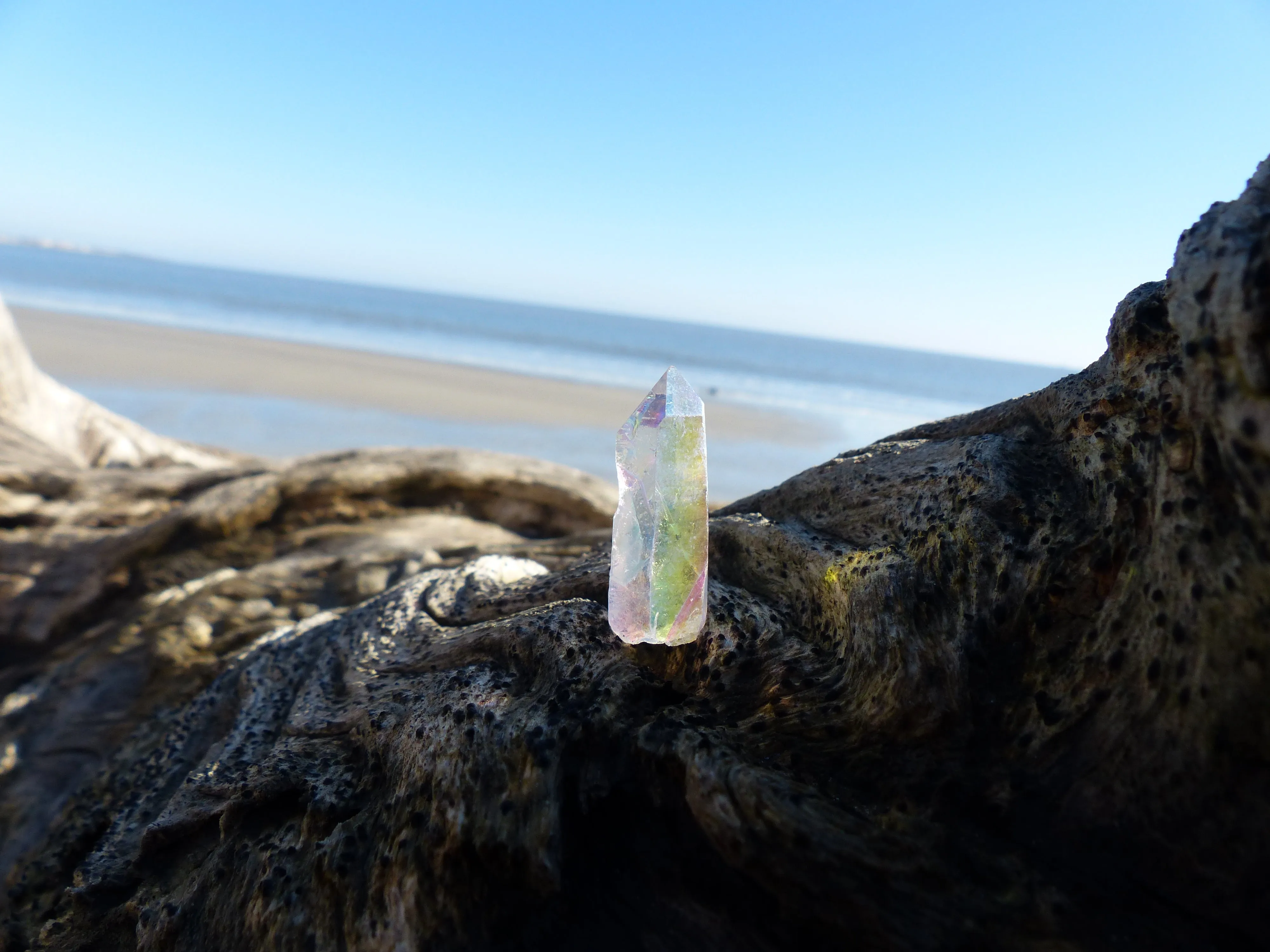 Opal Aura Quartz Point, Angel Aura Quartz Point (#9)