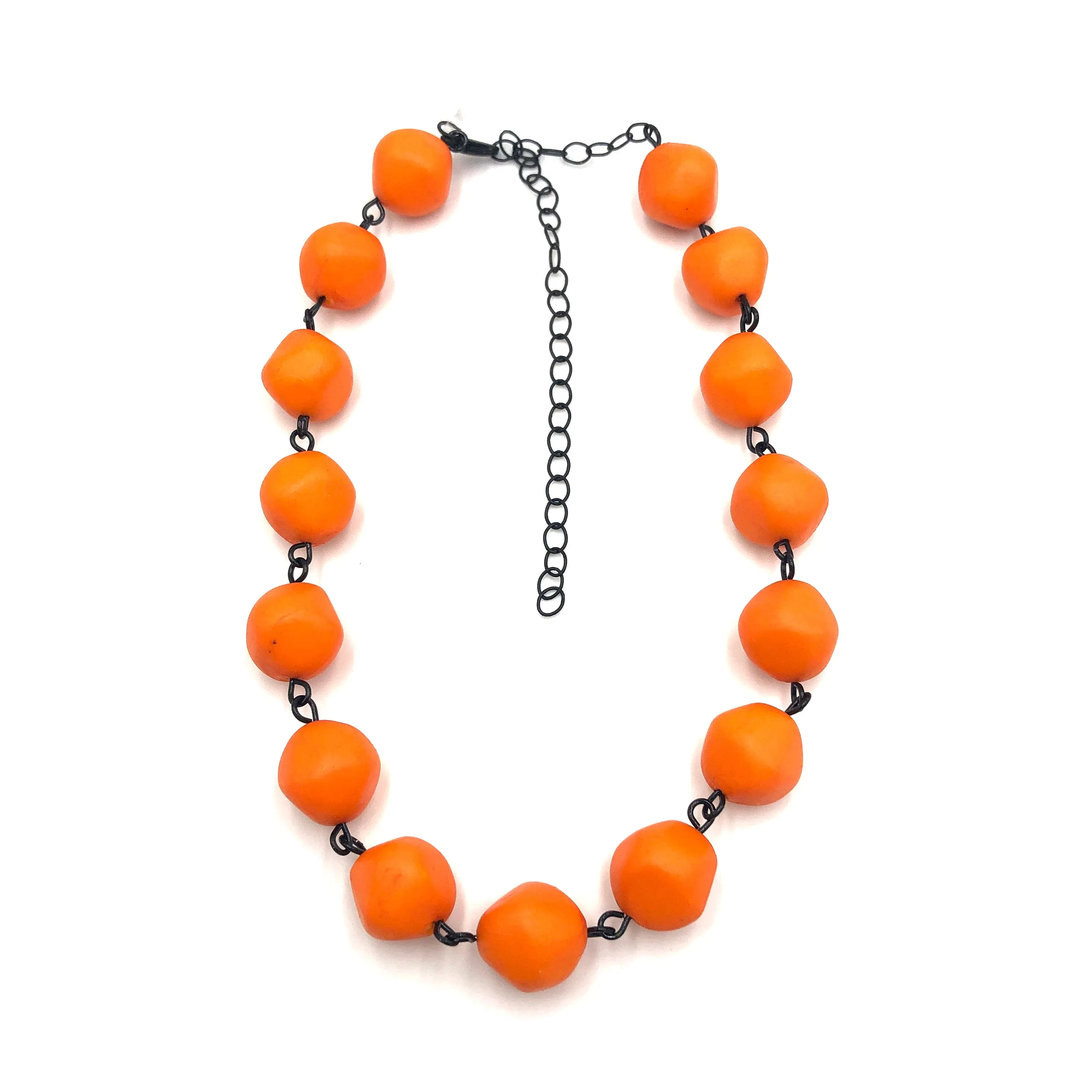 Orange Nugget Amelia Necklace