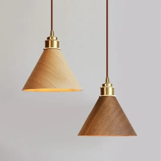 Osmunde Scandinavian Wooden Lamp Shade Pendant Light