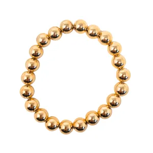 Paige Large Gold Bead Bracelet