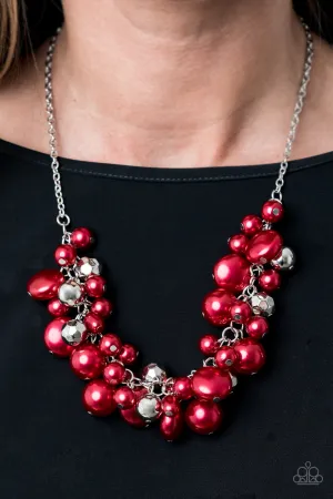 Paparazzi Battle of the Bombshells Necklace Red