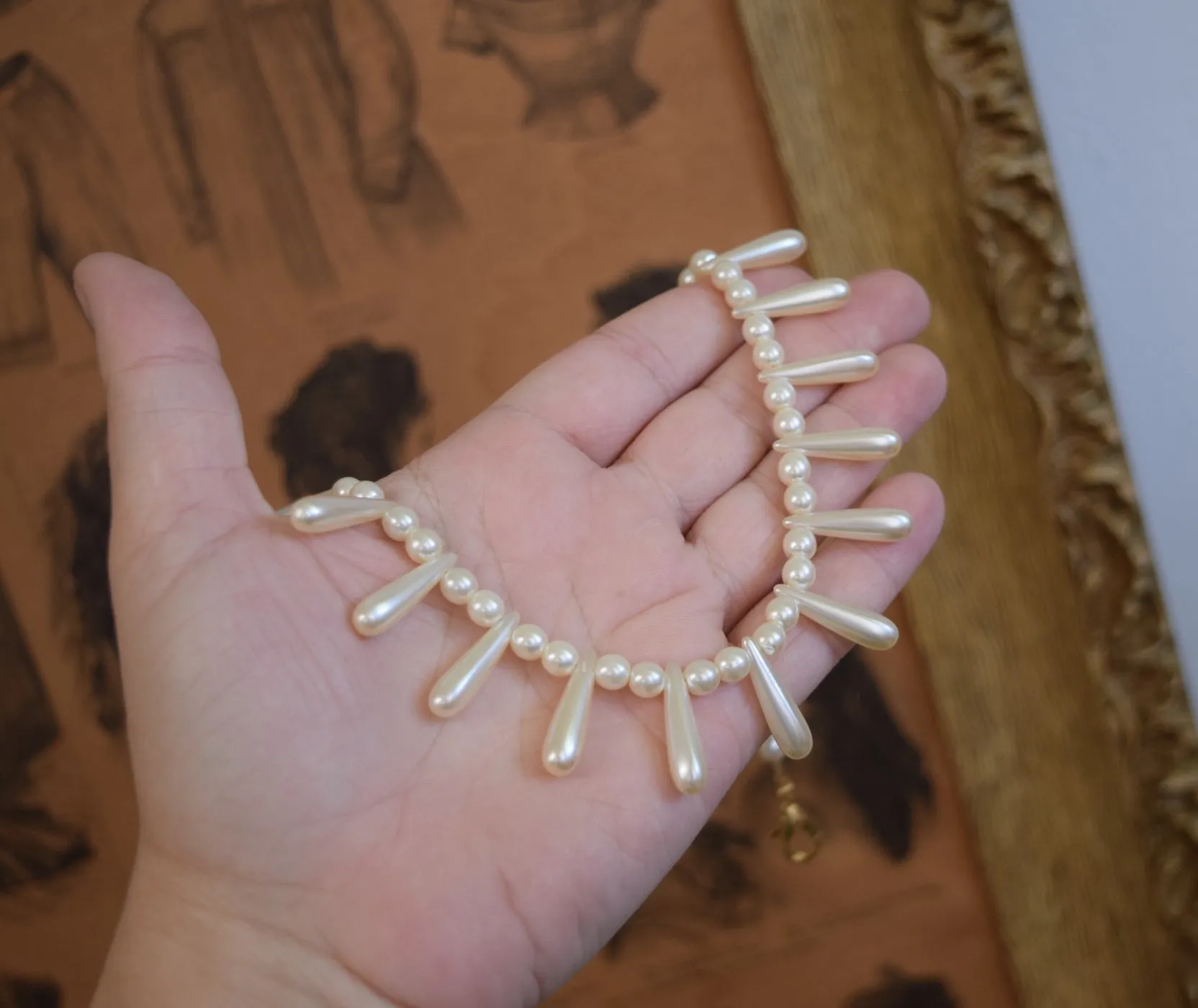 Pearl Fringe Necklace