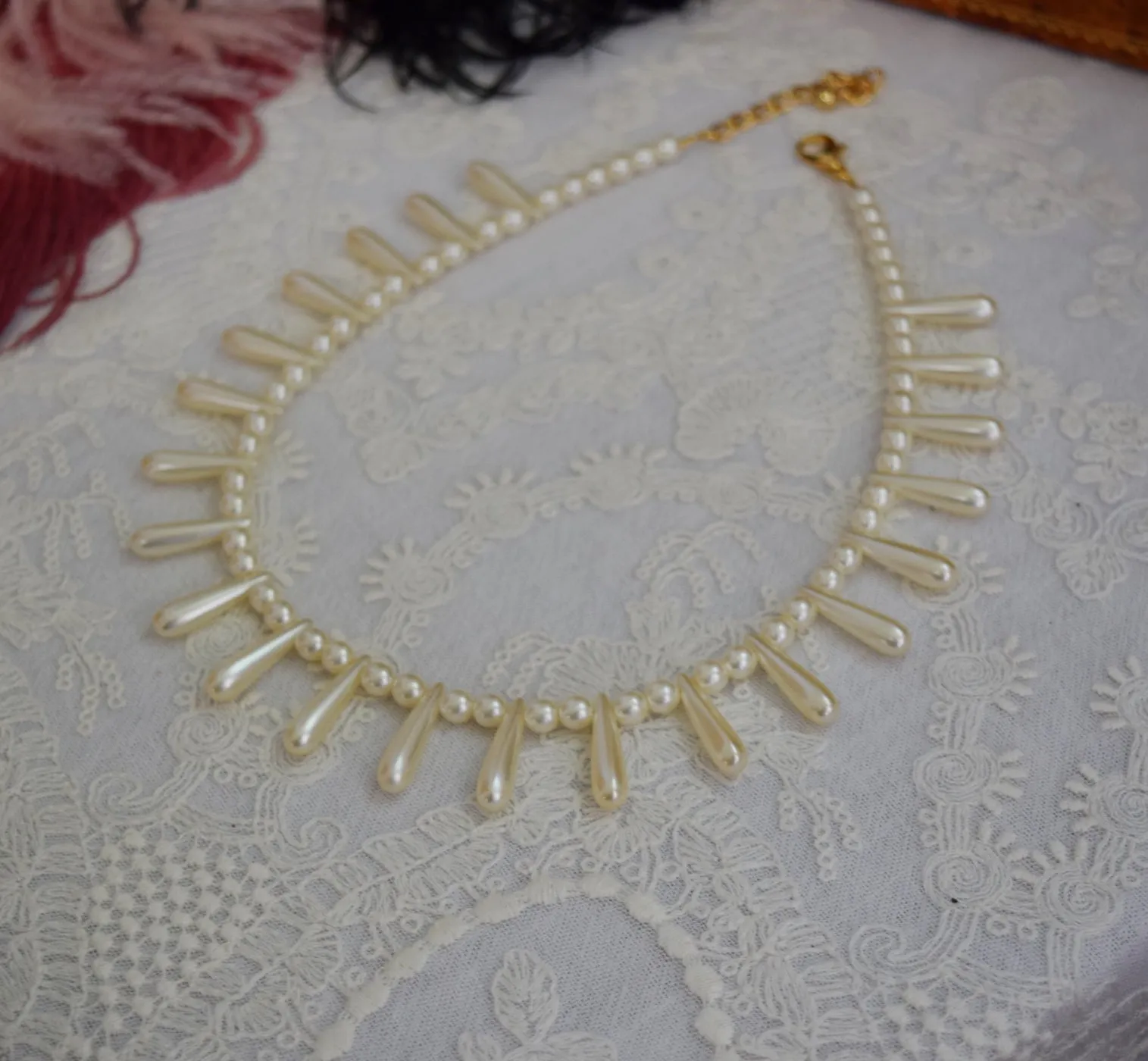 Pearl Fringe Necklace