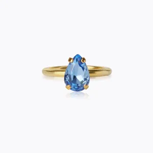 Petite Drop Ring / Lapis