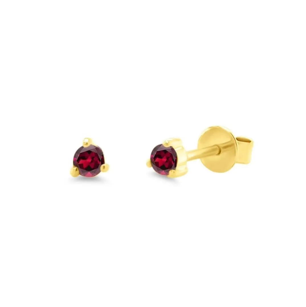 Petite Gemstone Studs