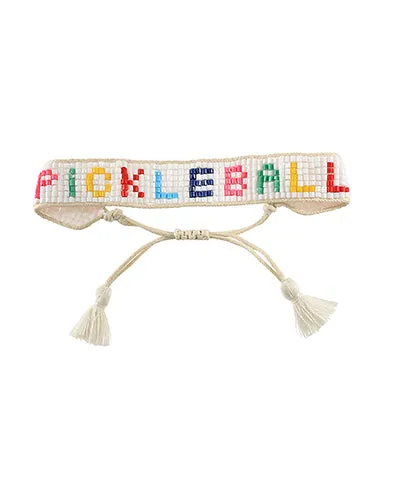 Pickleball Beaded Bracelet